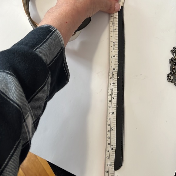 DIESEL BLACK AND WHITE BRAIDED LEATHER BELT - Picture 14 of 14